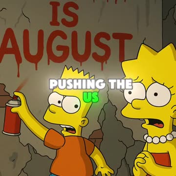 The Simpsons predicted Trump’s fall #trump #war #us #Simpsons