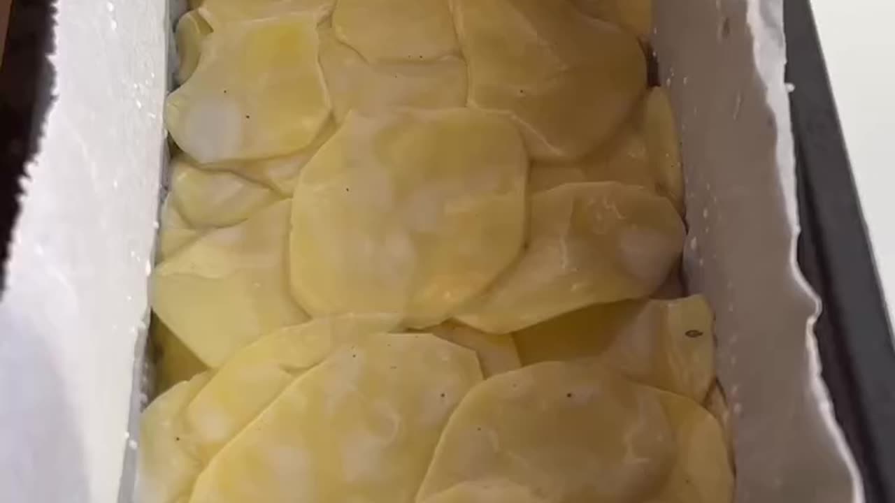 One of my favourite potato recipes, Potato Pavé! 🔥