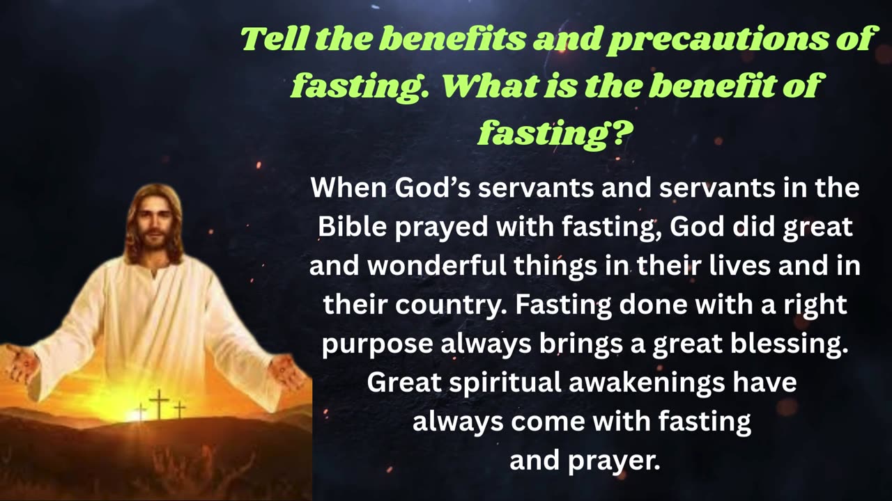 How to fast according to the Bible and what is the power of fasting prayer.