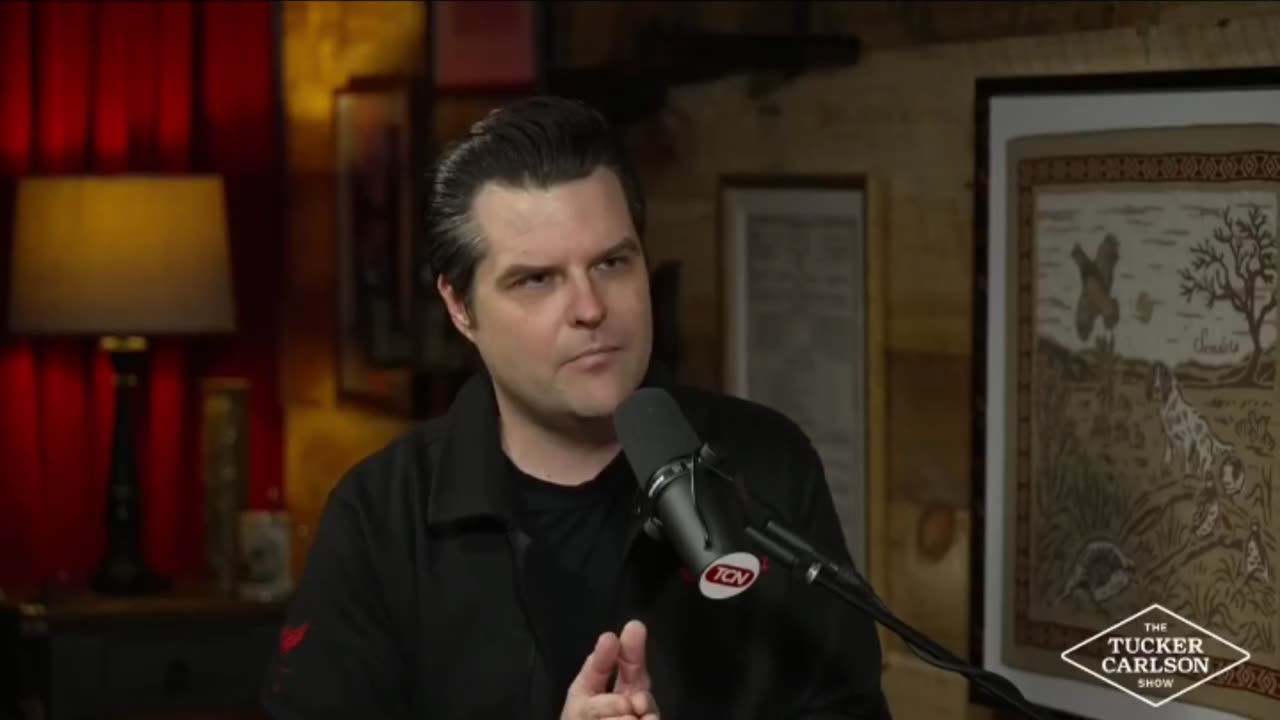 Matt Gaetz was blackmail by Israel officials | Clip of Matt Gatez interview on Tucker Carlson