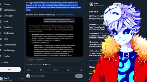 Proof Nick Fuentes Is A Filthy Scumbag!