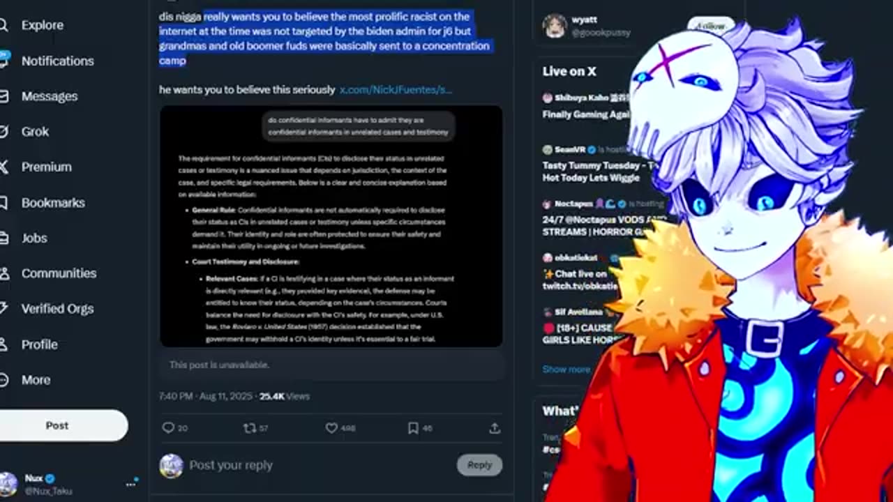 Proof Nick Fuentes Is A Filthy Scumbag!