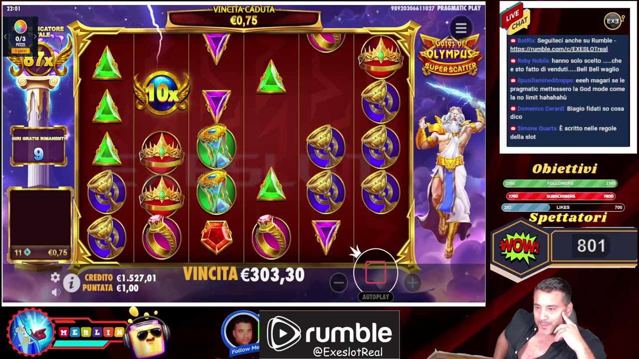 MERLIN in LIVE ore 21:00