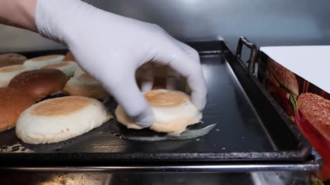 American style bocan double cheesurger