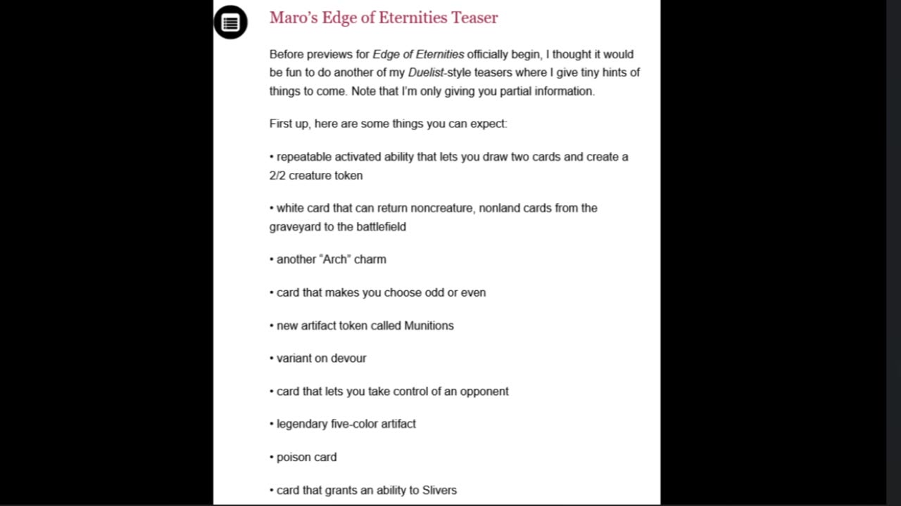 Its Official Eldrazi are in Edge of Eternities