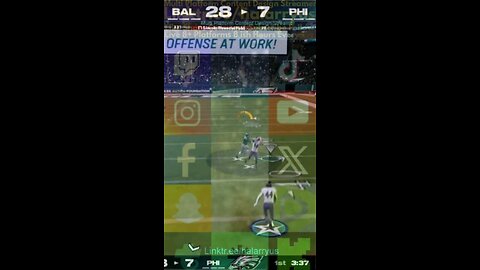 Pick Score BAL 34 vs PHI 7 #AllMadden #Madden25 #NFLmadden #madden