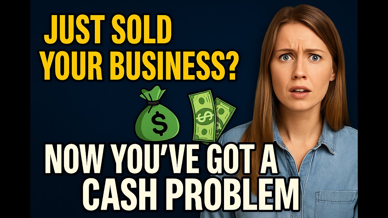 Just Sold Your Business? Now You’ve Got a Cash Problem.