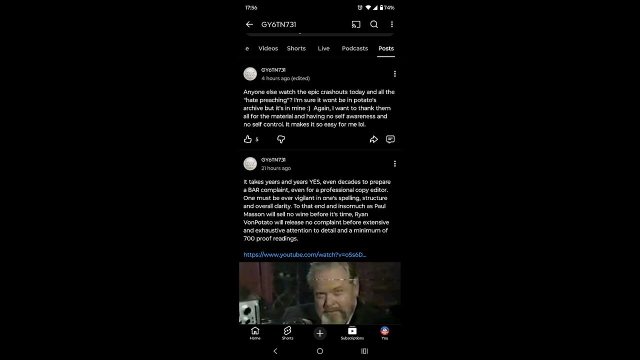 Brian Davis Jr Witness Retaliation\Admmission about his archive\20-11-25