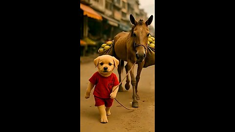 A Poor Dog Ai Video Beautiful Video