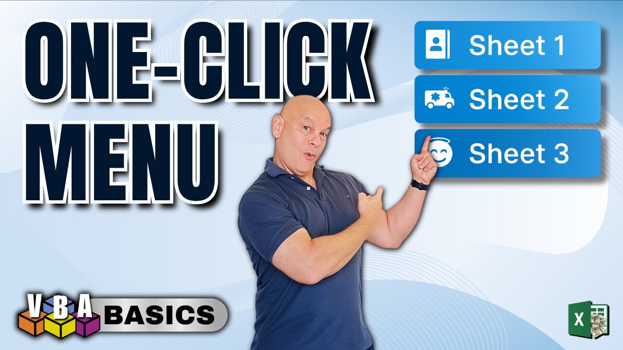 Create This One-Click Menu In Minutes In Excel (With Or Without VBA)