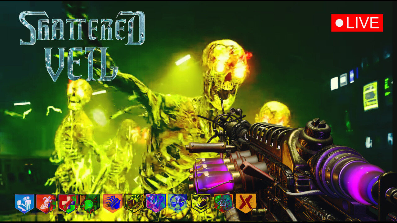 🔴LIVE - MXELXVIN - BLACK OPS 6 ZOMBIES "SHATTER VEIL" ROUND 100 ATTEMPT