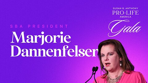 Marjorie Dannenfelser at the SBA Pro-Life America Gala 2025