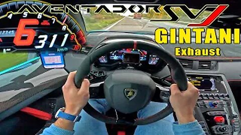 🔥 “LAMBORGHINI Aventador SVJ F1 V12 Scream – TOP SPEED on German Autobahn 🚀”