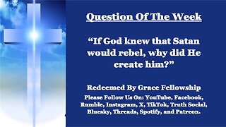The RBGF LIVE "Question of the Week"
