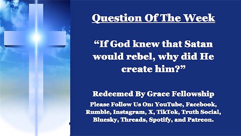 The RBGF LIVE "Question of the Week"