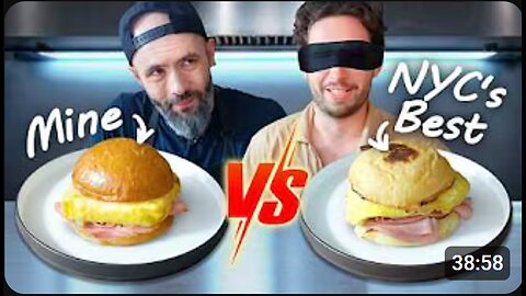 🥪 Can Babish Beat NYC’s Best Breakfast Sandwiches? Blind Taste Test in New York! 🚇👀