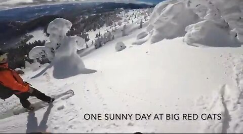 BIG RED CATS! PROFESSIONALLY GUIDED CANADIAN SNOWCAT SKIING & SNOWBOARDING IN DEEP POWDER! 💖