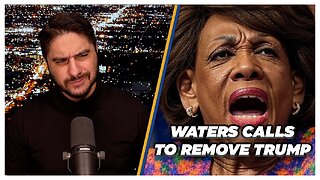 Muppet Maxine Waters Calls To Get Aggressive & Remove President Trump From Office | Drew Hernandez