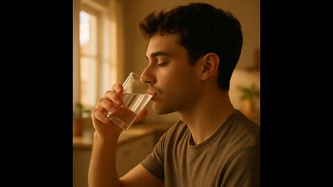 Start your day with a glass of water