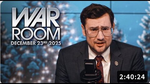 12 23 25 WAR ROOM Trump Mentioned in ANOTHER Big Batch of Epstein Files