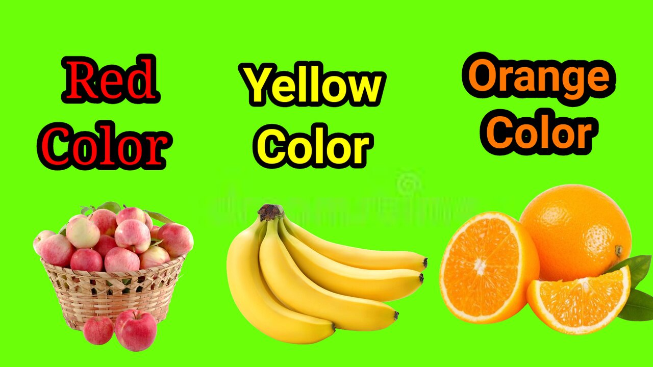 Learn Colors for Kids – Red, Yellow, Orange | Fun Color Song for Toddlers & Preschool
