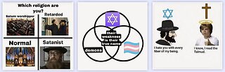 ZIONIST SCOURGE - Good Christians Love Talmudic Jews