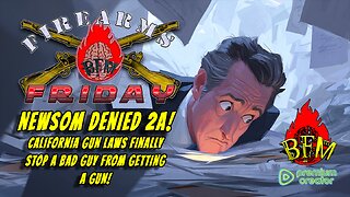 Newsom Rejects Free Gun—Can’t Survive the Laws He Pushed!