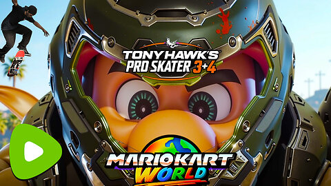 🔴LIVE - Tony Hawk's Time is a Flat Circle | 90's Variety | Mario Kart World