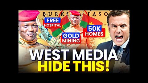 Western Media SHAMED as Traoré Delivers Free Homes to His People!