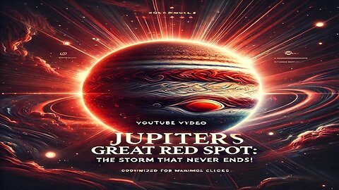 Jupiter’s Great Red Spot: The Mysterious Storm That Never Ends! 🌪️