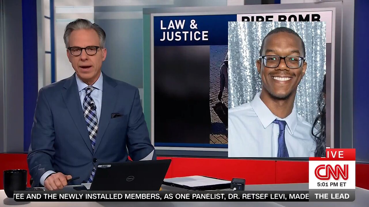 CNN's Jake Tapper calls Jan. 6 pipe bomb suspect Brian Cole a “White Man” 🤔🤔🤔🤔