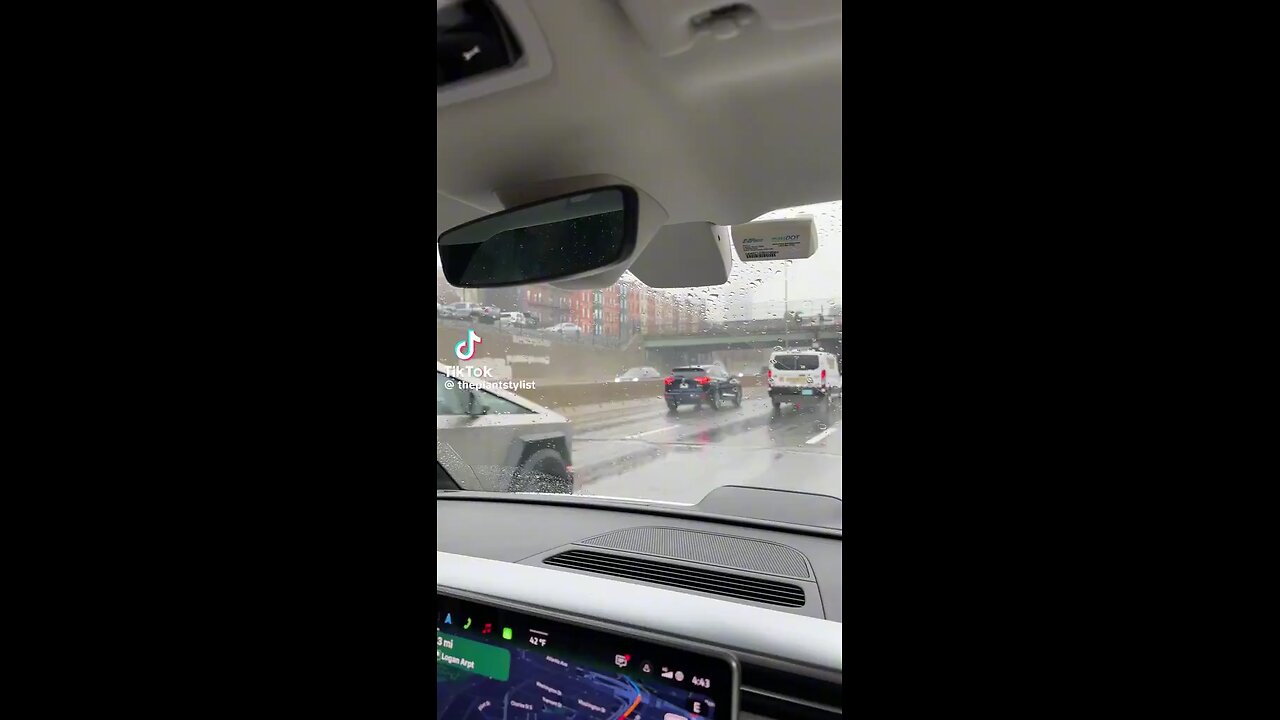 Tesla Cybertruck owner placed a Toyota sticker on the back of their vehicle with hopes of deterrence