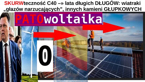 SKURWteczność EU C40 »lata długich DŁUGÓW|Wiatraki od głazów narzutu+„kamieni-głupków” #memy2025