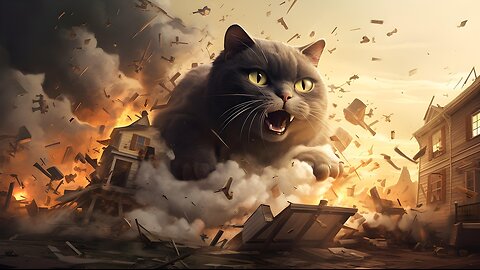 😺⭐Dadcat & kitchen :Epic adventure 😽😾 // LAUTCH & TRiILL🤣#cat #catmeao