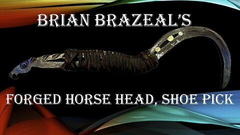Forging a Horse Head Horseshoe Pick