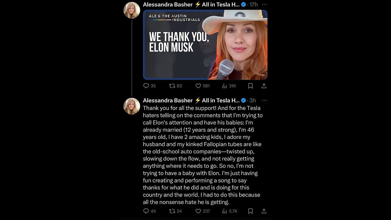 we thank you Elon Musk