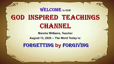 Forgetting by Forgiving
