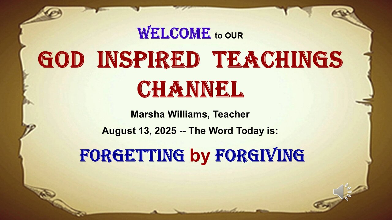Forgetting by Forgiving