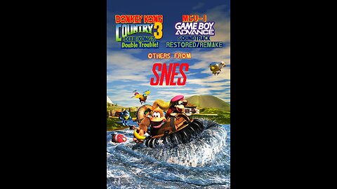 Donkey Kong Country 3: GBA Soundtrack Remake/Restored + other From SNES MSU-1 Mod