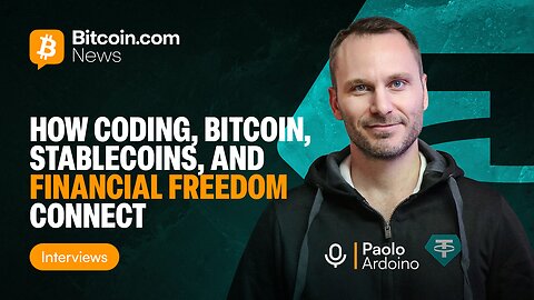 Tether’s CEO Paolo Ardoino shares how coding, Bitcoin, stablecoins, and financial freedom connect