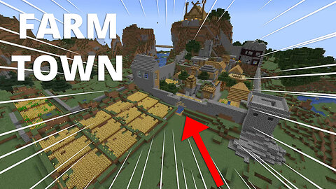 Presenting Farm Town (2b2t Build) - (PC HD) [720p30FPS]