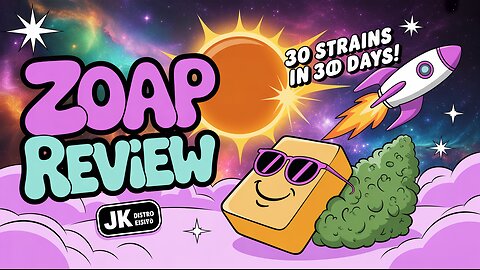 ZOAP 🧼✨ Strain Review | JK Distro Eclipse 🌑🔥 | 30 Strains in 30 Days 🚀