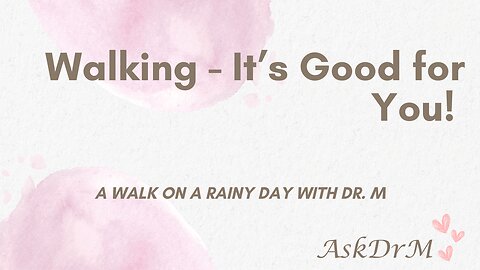 The easiest way to Lose Belly Fat - Walk n Talk with Dr M