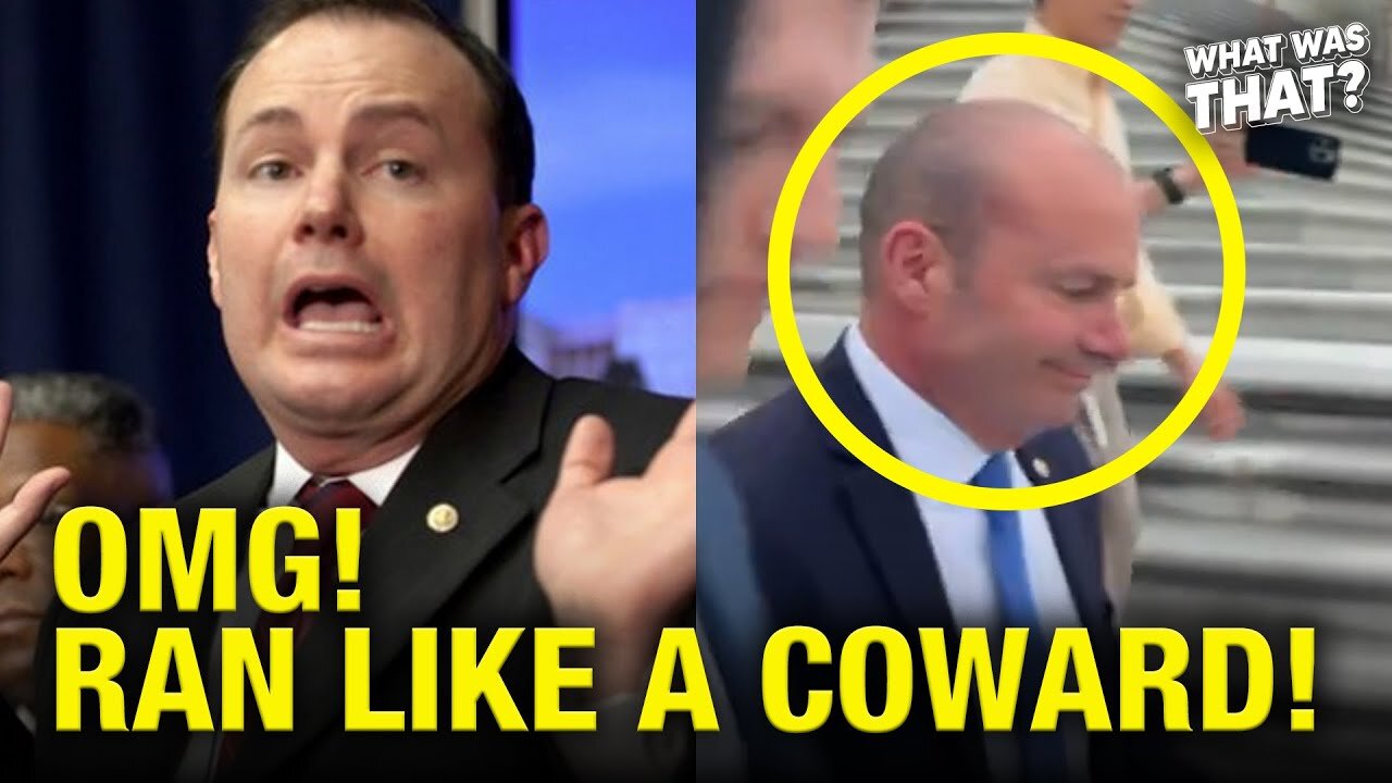 SCARED GOP Senator RUNS AWAY from Press as SCANDAL GROWS