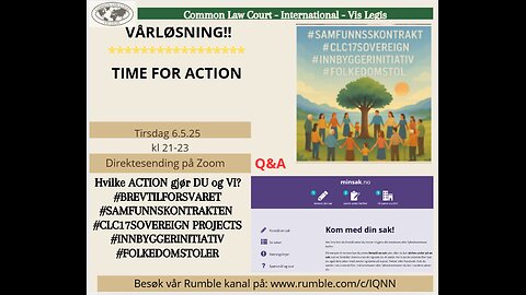 12.5.25: VÅRLØSNING! ACTION!