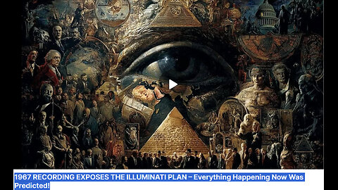 1967 RECORDING ILLUMINATI PLAN FOR TODAY!