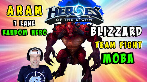 🔴LIVE - ARAM IN HEROES OF THE STORM - MOBA - 1 LANE RANDOM HERO - UNLOCKING NEW HEROES FOR RANKED