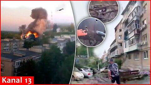 Ukrainian drones strike five Russian regions： explosions and destruction occurred