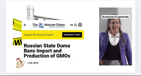 Russia 🇷🇺- A Model of Good Health? Putin’s War Against GMO’s