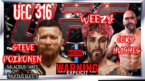 UFC 316 Commentary W/ Cory Hughes | Steve Poikonen | Drew Treglia